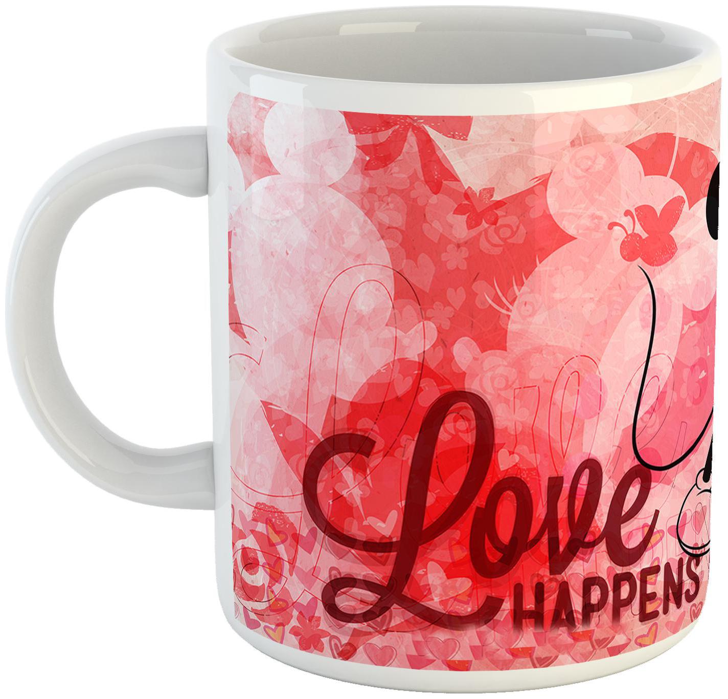 

Ashvah Happy Valentines Day Mug Gifts for Wife Girlfriend Boyfriend- 2436