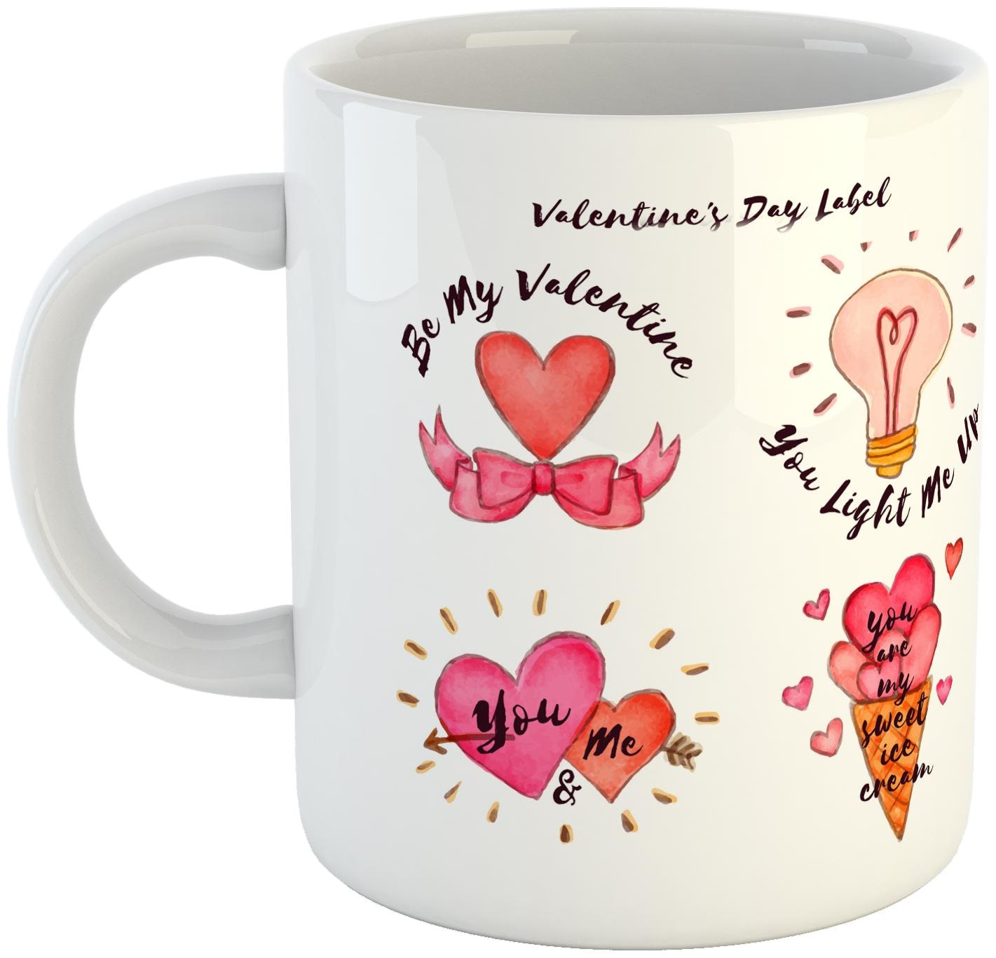 

Ashvah Happy Valentines Day Mug Gifts for Wife Girlfriend Boyfriend- 2415