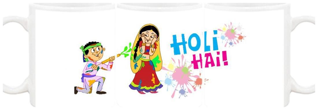 

Ashvah Holi Ceramic Coffee Mug by AshvahTM - MUG399