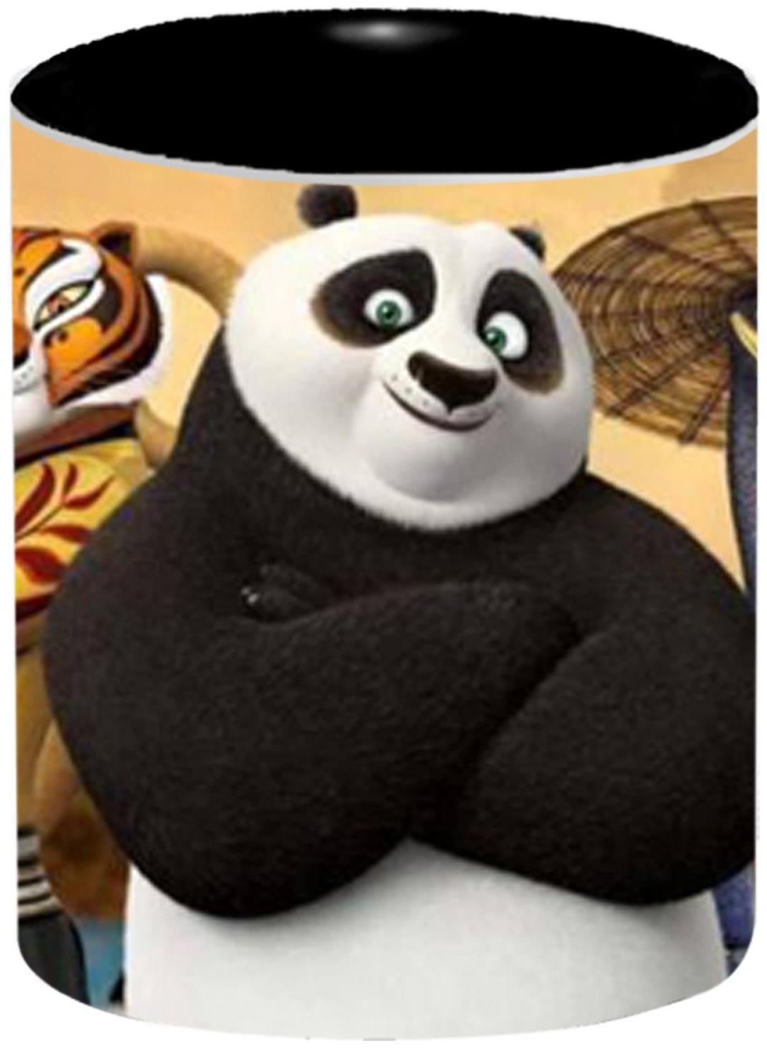 

Ashvah Kung Fu Panda Ceramic Coffee Mug - MUG652-BLK