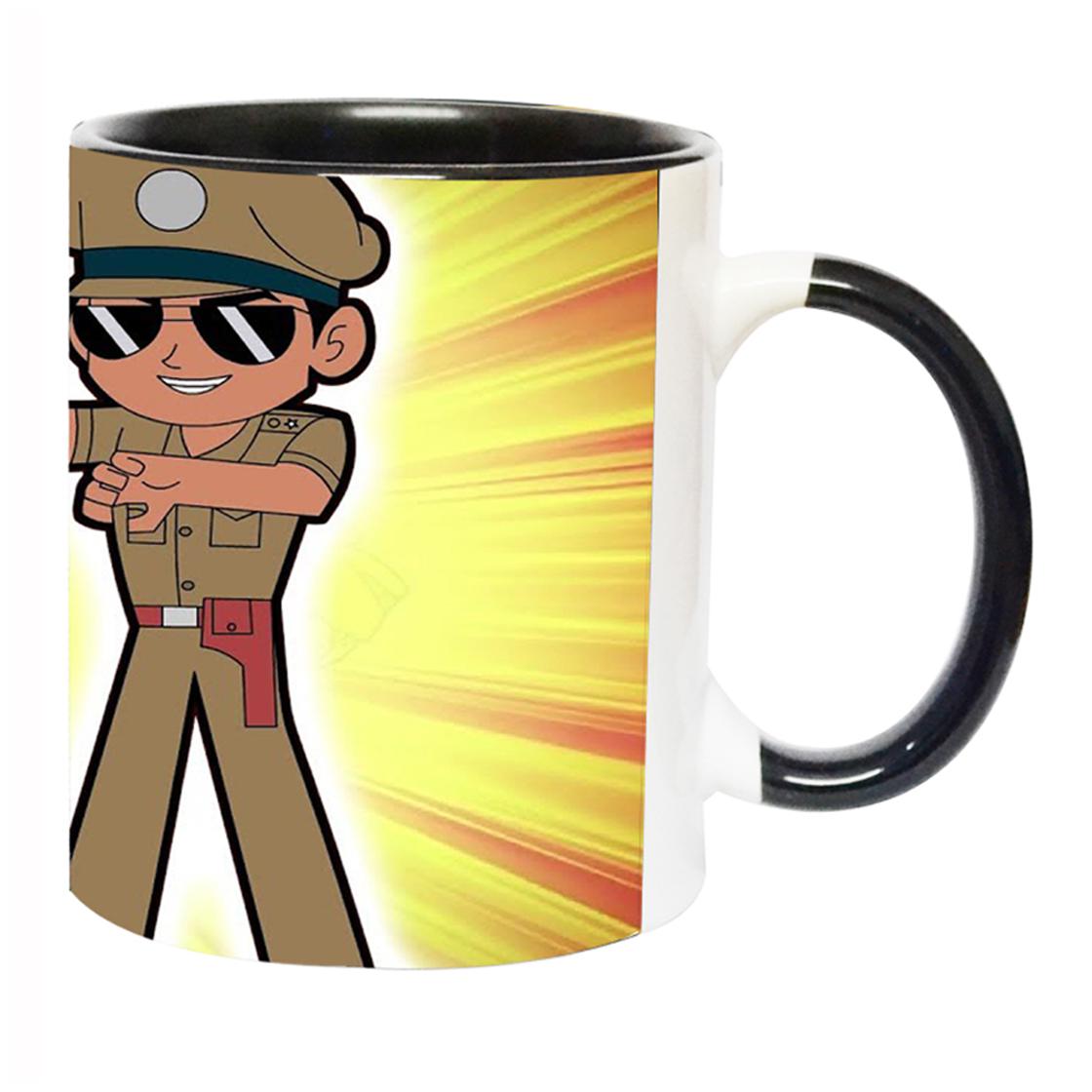 

Ashvah Little Singham Cartoon Coffee Mug for Friends Birthday Gifts for Kids Return Gifts Mug-2289-BLK