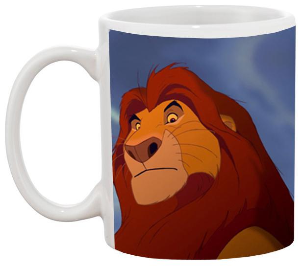 

Ashvah Mufasa Lion King Coffee Mug - Birthday Gift for Kids Ceramic Mug by AshvahTM - Mug-1736