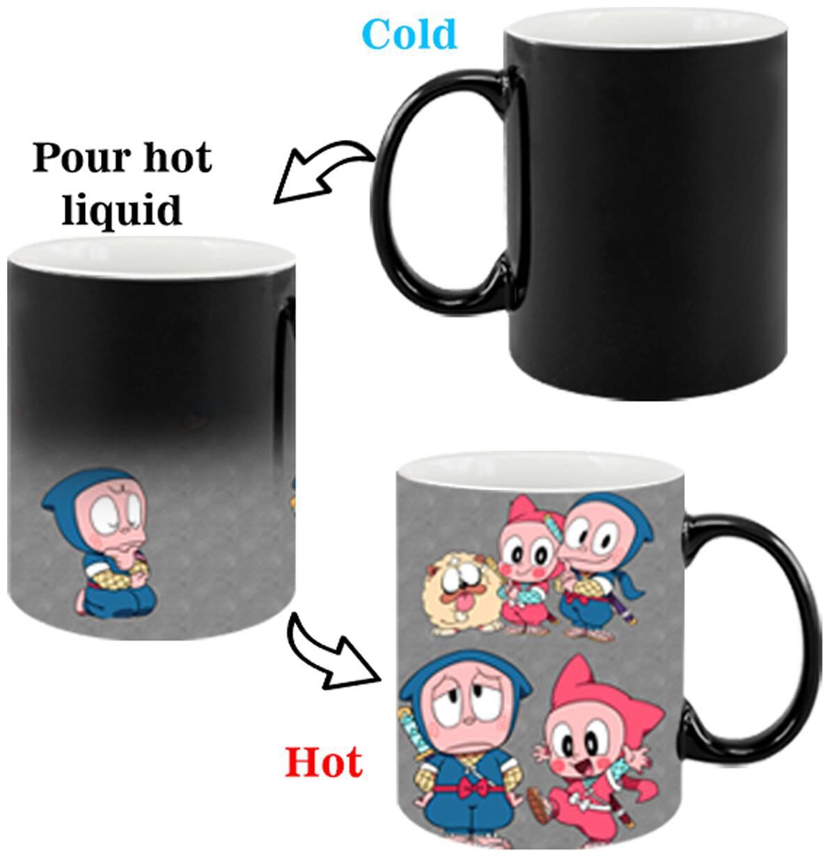 

Ashvah Ninja Hattori Cartoon Magic Mug for Friends Birthday Gifts for Kids Return Gifts by Ashvah -MagicMug2116