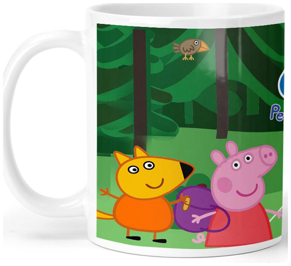

Ashvah Peppa Pig Cartoon Coffee Mug for Friends Birthday Gifts for Kids Return Gifts by Ashvah-Mug-2364
