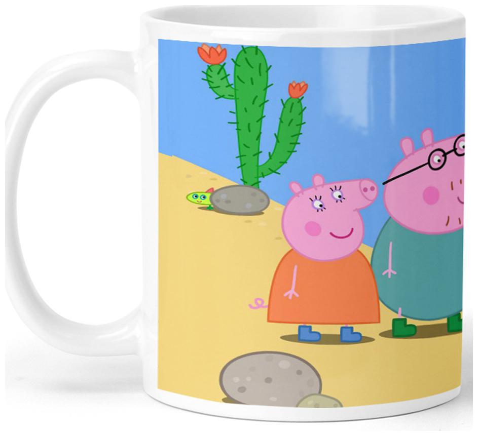 

Ashvah Peppa Pig Cartoon Coffee Mug for Friends Birthday Gifts for Kids Return Gifts by Ashvah-Mug-2319