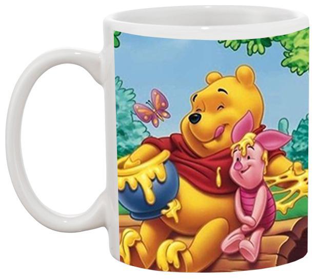 

Ashvah Pooh Bear Birthday Gift for Kids Ceramic Mug by AshvahTM Mug-1862