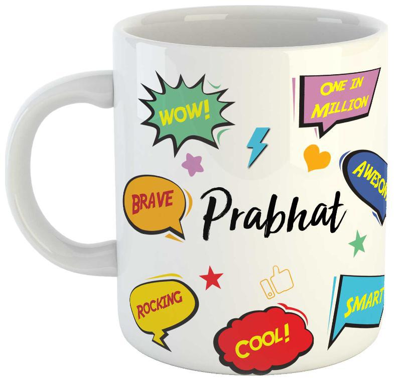 

Ashvah Prabhat Name Printed Ceramic Coffee Mug Best Gift For Birthday