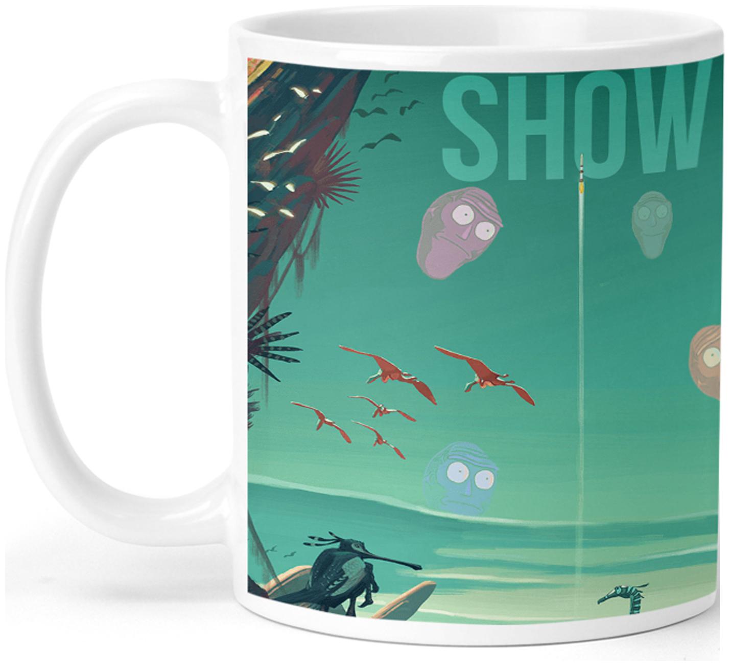 

Ashvah Rick And Morty Ceramic Coffee Mug for Friends