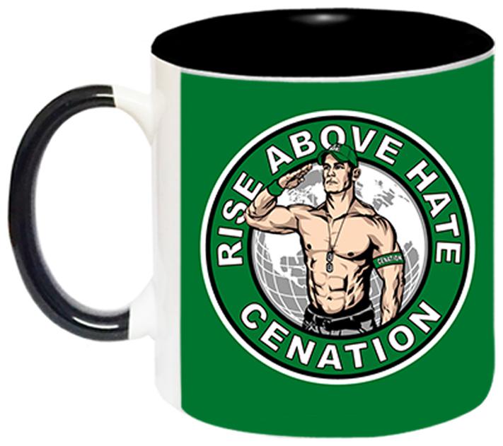 

Ashvah Rise above Hate Ceramic Coffee Mug-1875-BLK