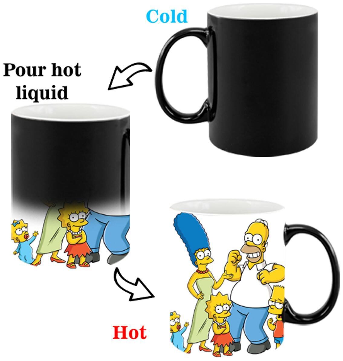 

Ashvah Simpsons Magic Mug - Birthday Gift for Kids by Ashvah -MagicMug2021
