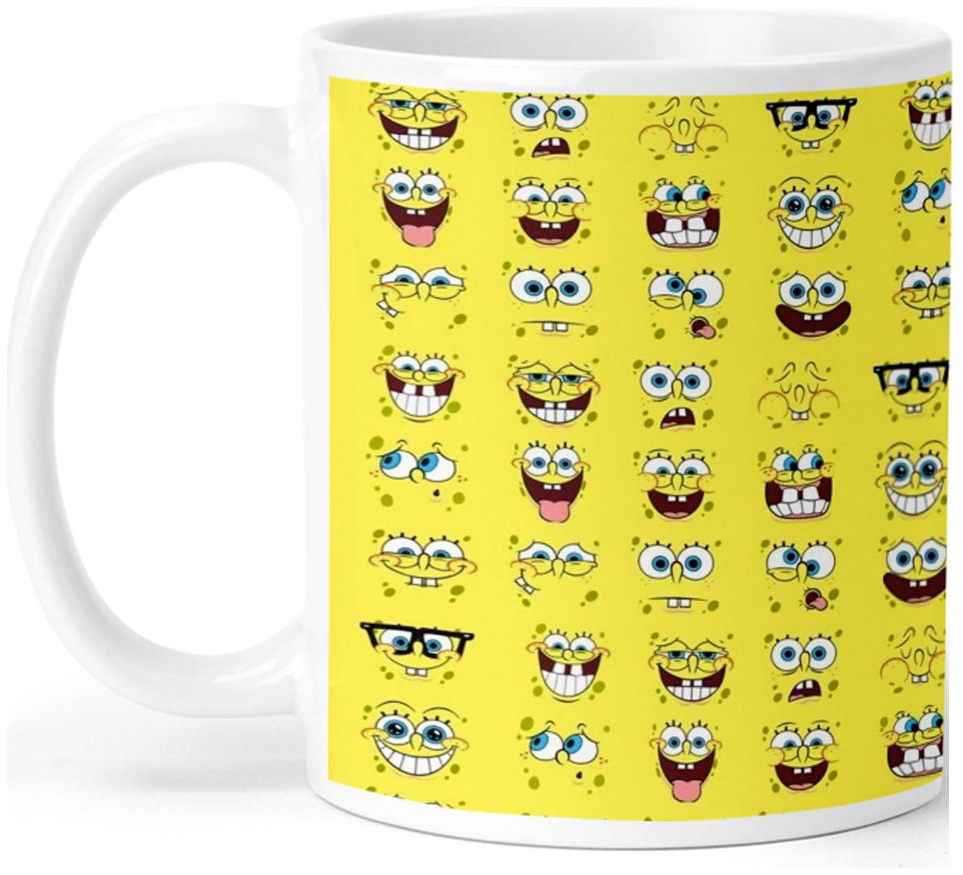 

Ashvah SpongeBob SquarePants Ceramic Coffee Mug for Friends