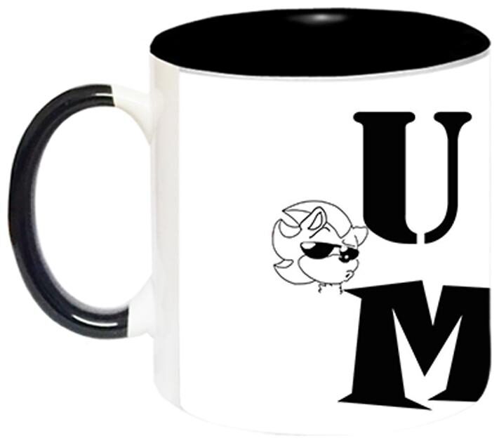 

Ashvah U and Me Ceramic Coffee Mug-1872-BLK