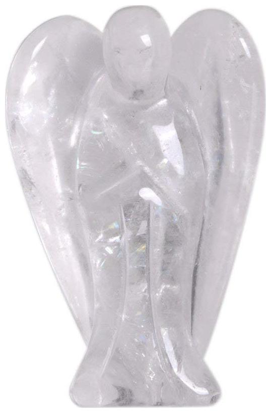 

Astrocrystals9 Quartz Stone Angel Figurine
