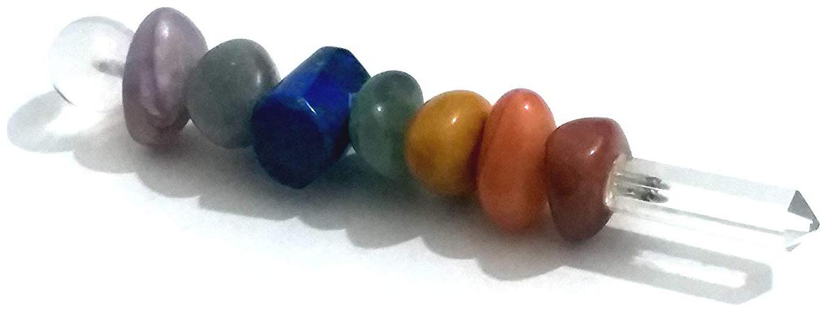 

Astrocrystals9 7 Chakra Tumbled Reiki Healing Wand