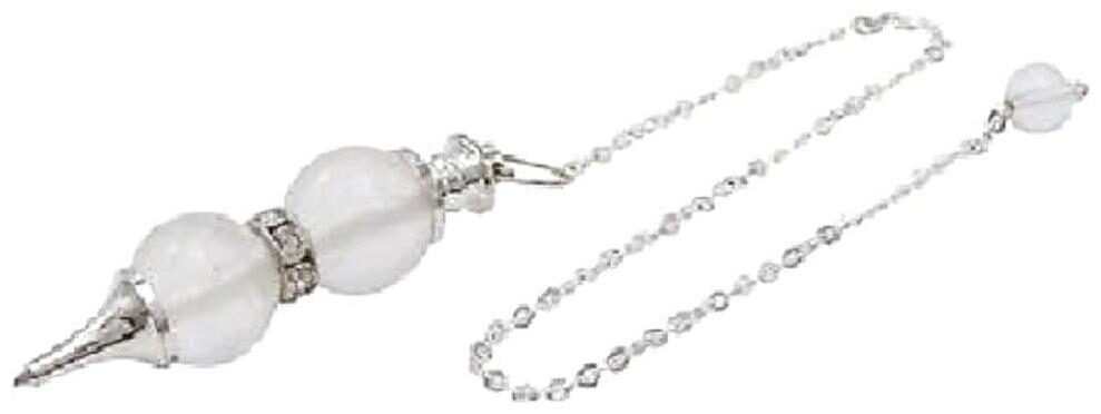 

Astrocrystals9 Clear Quartz Crystal Double Ball Shape Dowser