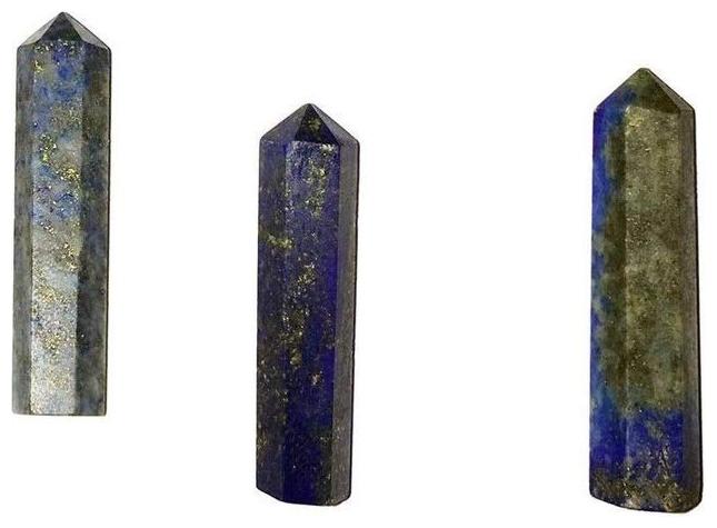 

Astrocrystals9 Lapis Lazuli Reiki Healing Crystal 30 Mm Mini Pencils -Set Of 3