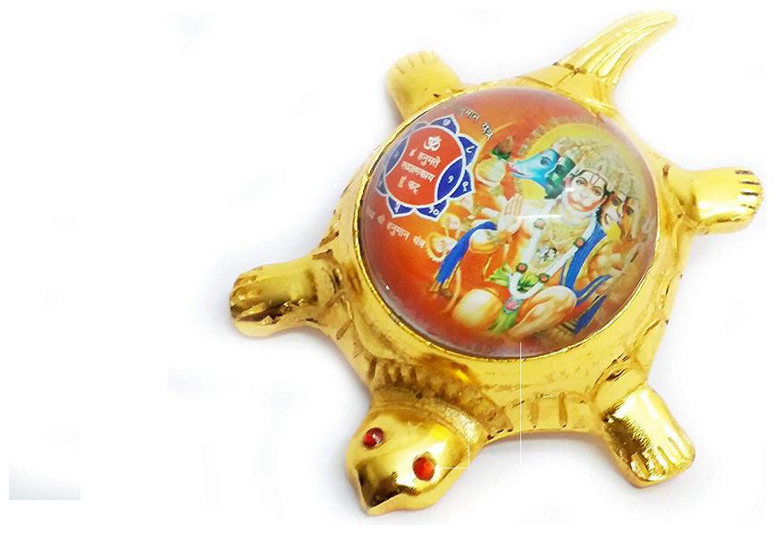

Astrocrystals9 Panchmukhi Shree Hanuman Yantra Metal Tortoise