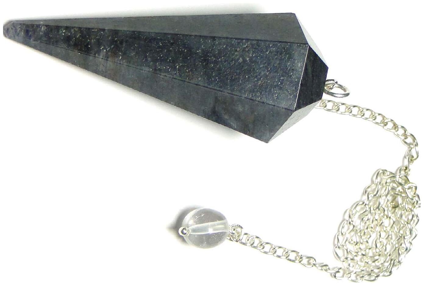 

Astrocrystals9 Blue Aventurine Crystal 6 Faceted Dowser Pendulum