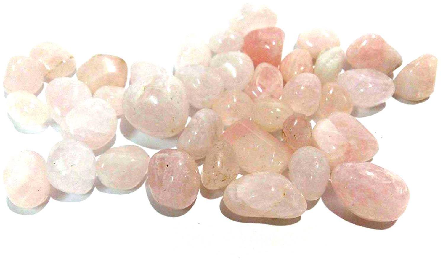

Astrocrystals9 Rose Quartz Tumbled Stone Mix Sizes 400 Grams