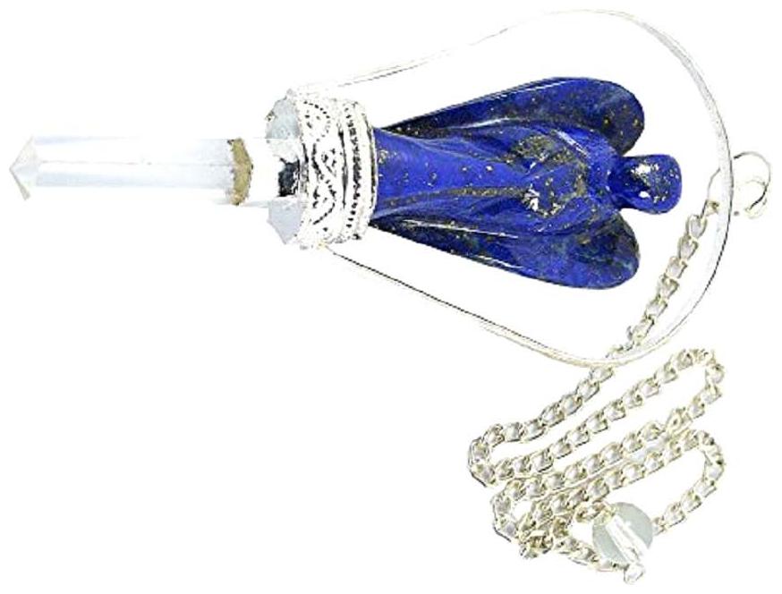 

Astrocrystals9 Lapis Lazuli Crystal Angel Powerd Dowser Pendulum