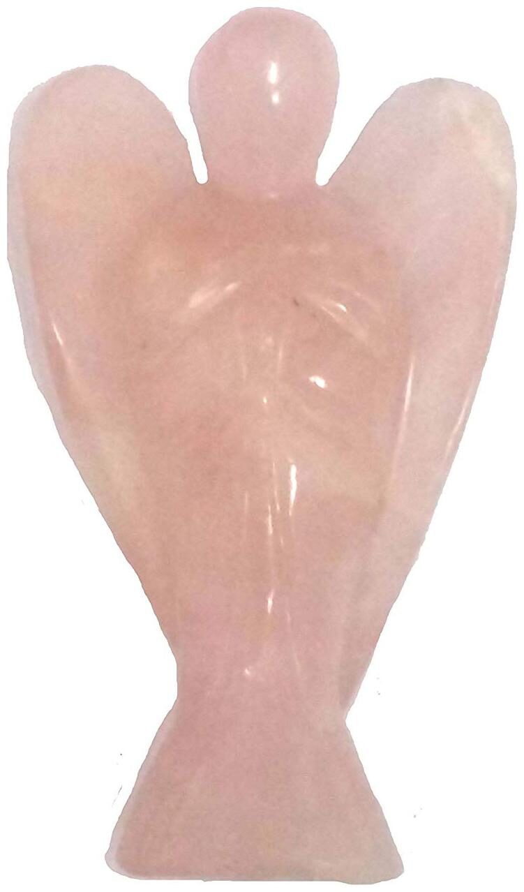

Astrocrystals9 Rose Quartz Guardian Angel Figurine