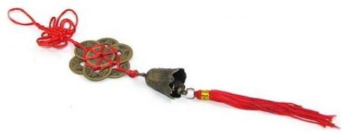 

Astrocrystals9 Feng Shui 8 Coins With Bell Hanging For Good Fortune And Luck
