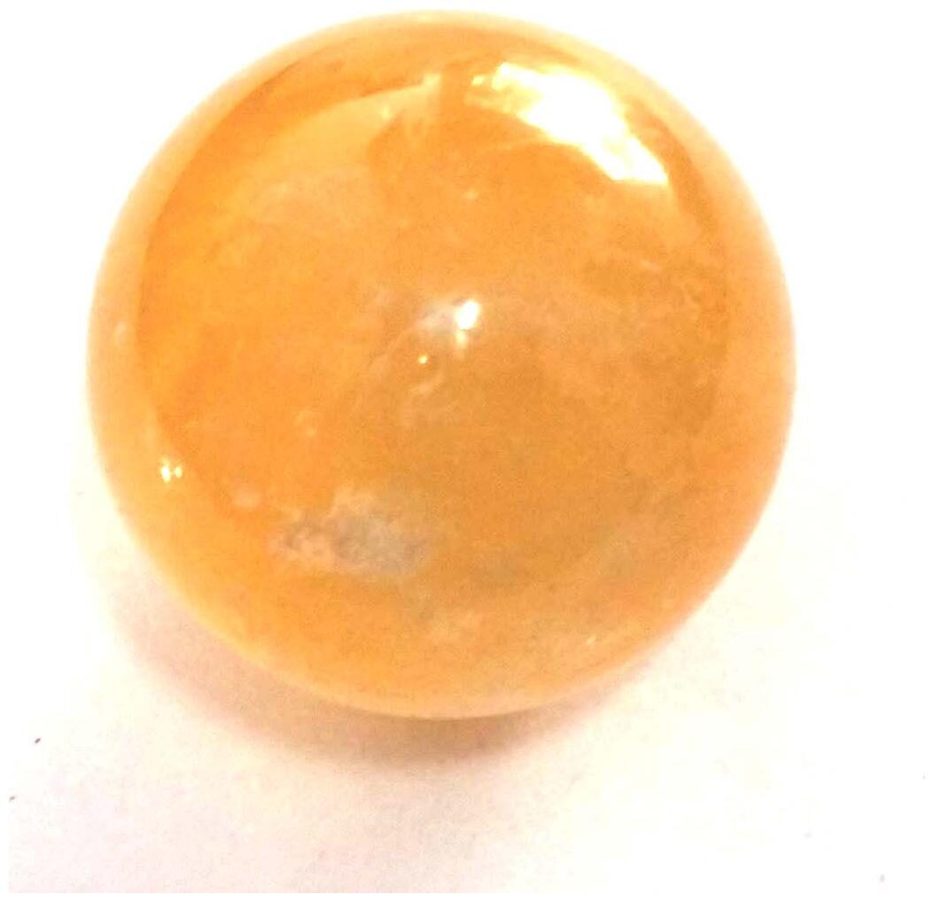 

Astrocrystals9 Honey Calcite Ball Sphere
