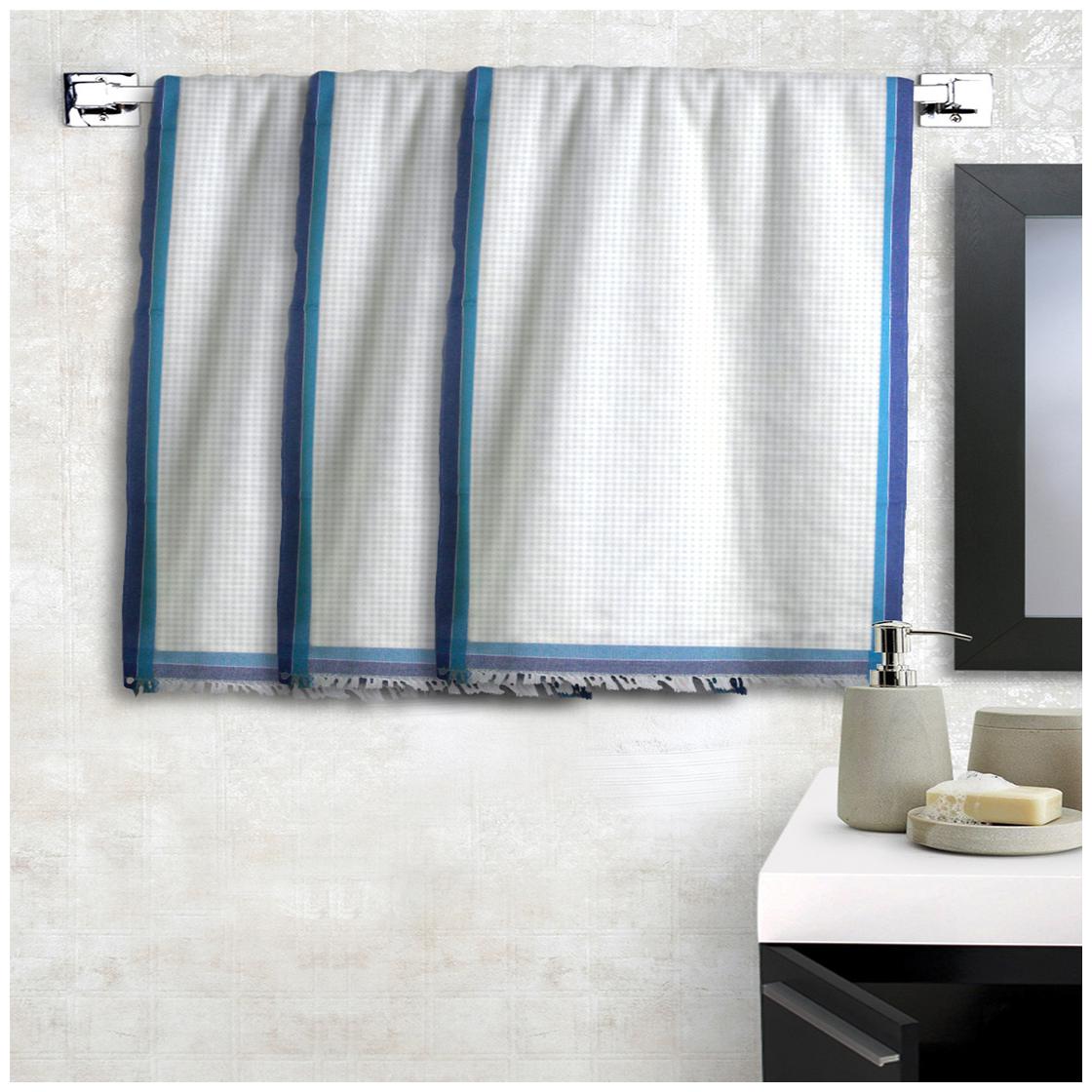 

Athom Trendz 210 GSM Cotton Bath Towel ( 3 Pieces White )