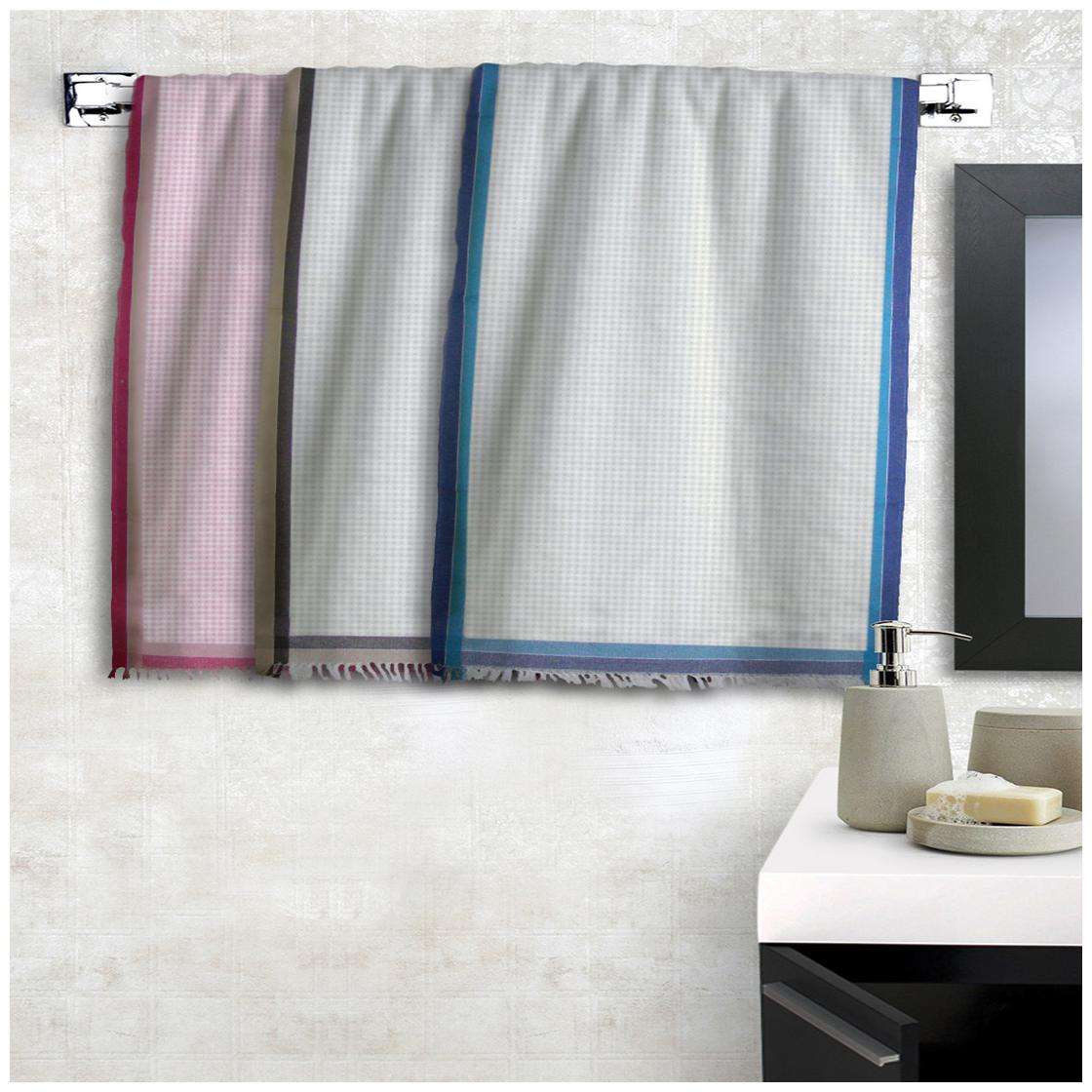 

Athom Trendz 210 GSM Cotton Bath Towel ( 3 Pieces Multi )