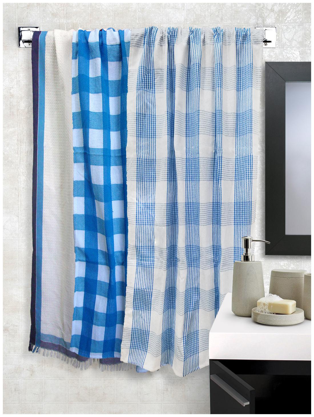 

Athom Trendz 210 GSM Cotton Bath Towel ( 3 Pieces Blue )