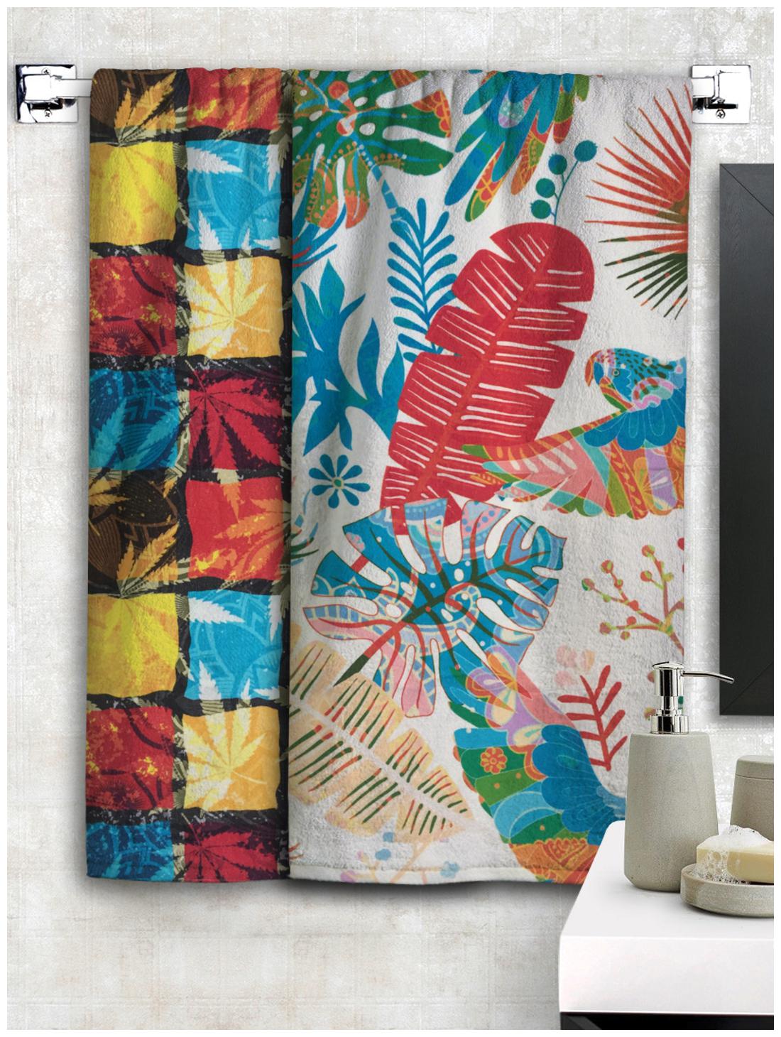 

Athom Trendz 300 GSM Cotton Bath Towel ( 2 Pieces Multi )