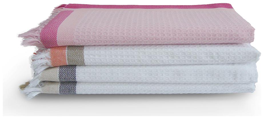 

Athom Trendz 210 GSM Cotton Bath Towel ( 4 Pieces Pink White )