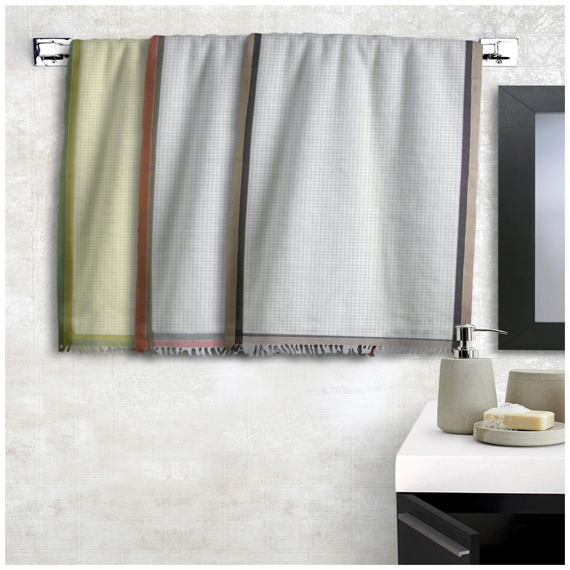 

Athom Trendz 210 GSM Cotton Bath Towel ( 3 Pieces Multi )