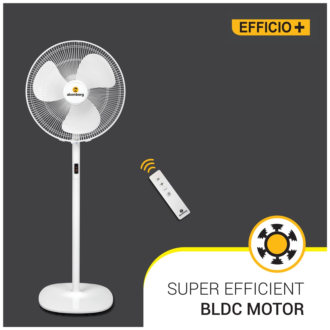 Buy Atomberg Efficio+ 400mm BLDC motor Energy Saving Pedestal Fan with