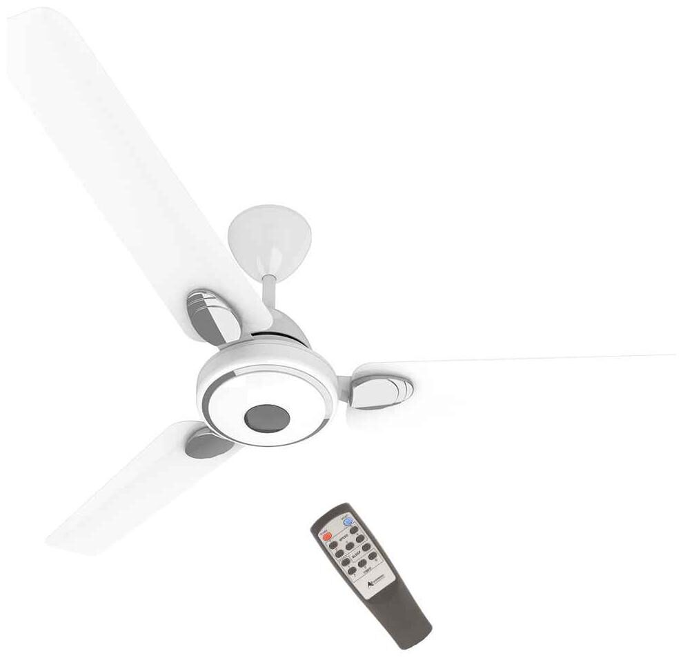 

Atomberg Efficio 1400mm BLDC motor Energy Saving Anti-Dust Ceiling Fan with Remote Control (Pearl White)