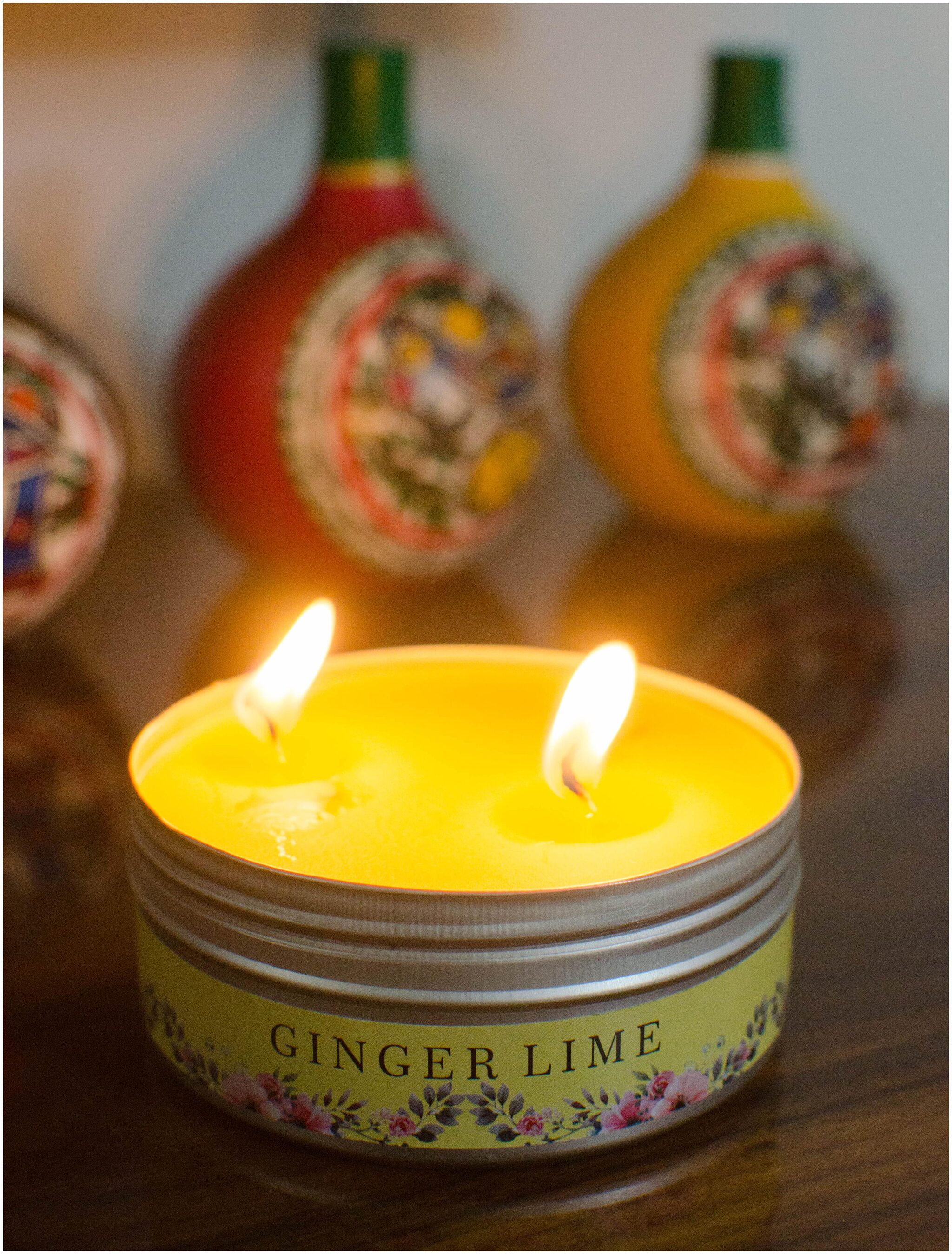 

AuraDecor Paraffin wax Lime Candle
