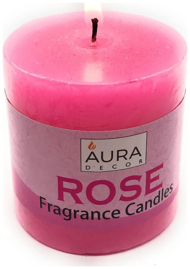 

AuraDecor Paraffin wax Pink Candle