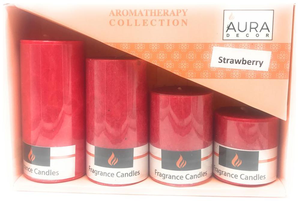 

AuraDecor Strawberry Pillar Set ( 2 2 2 3 2 4 2 4 5 inch )