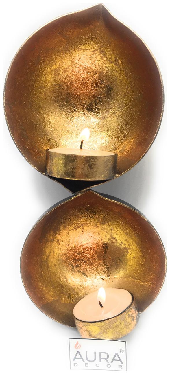 

AuraDecor Plastic Golden T-light