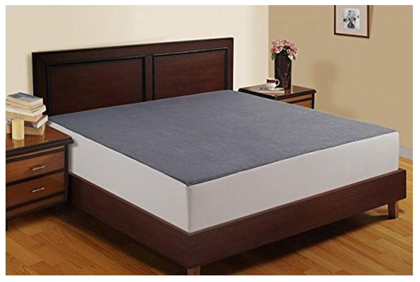 

AVI High Quality Waterproof And Dustproof Double Bed Fitted Mattress Protector (72x72)-Dark Grey