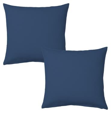 

AVI Set of 2 Waterproof and Dust Proof Cushion Cover(18x18) Dark Blue