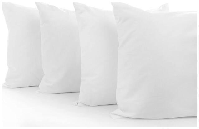 AVI Set of 4 Microfibre Cushions-18x18 (White)