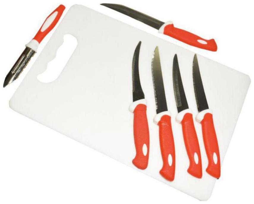 

Avsar Combo Of Chopping Board 5 pcs Knife 1 Peeler