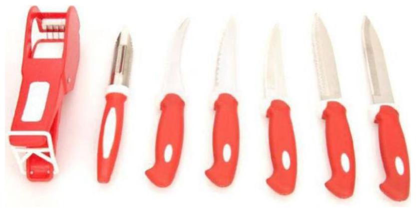 

AVSAR KITCHEN KNIFE SET WITH VEGETABLE CUTTER