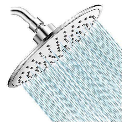

Baban Rainfall Shower HeadHigh Pressure 8 inch Large Rain Shower Head ABS Pol