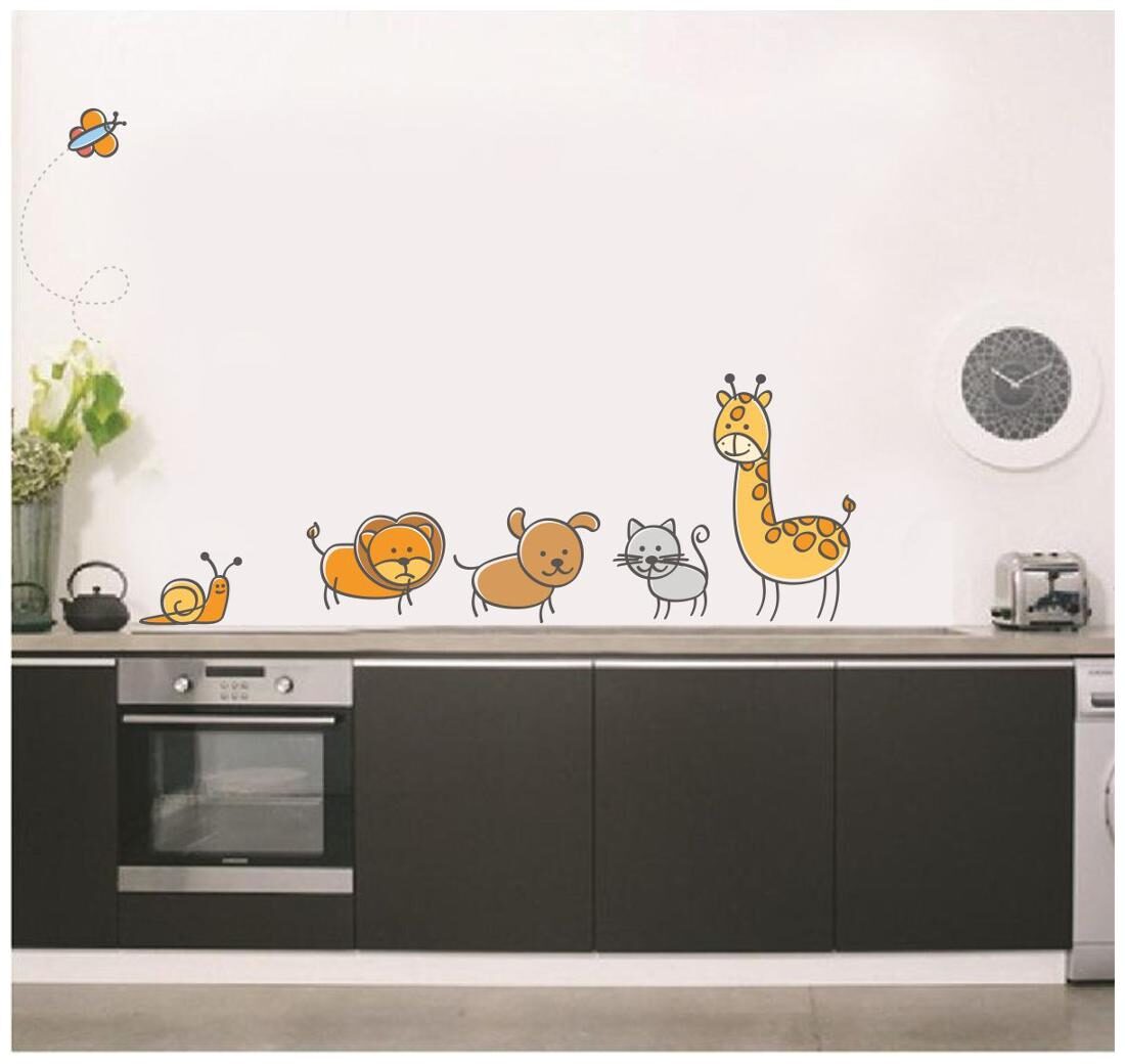 

Rawpockets Wall Stickers Baby Wild Animals Wall Sticker