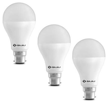 

Bajaj 15 W Standard B22 LED Bulb (White Pack of 3)