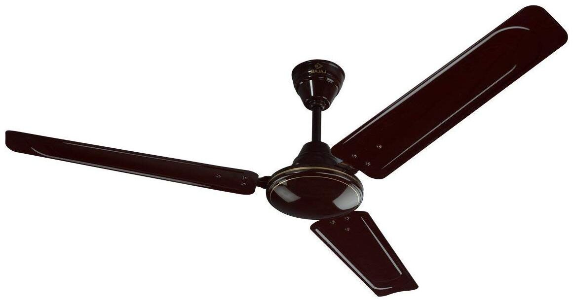

Bajaj EDGE 3 Blades (1200 mm) Ceiling Fan (Brown)