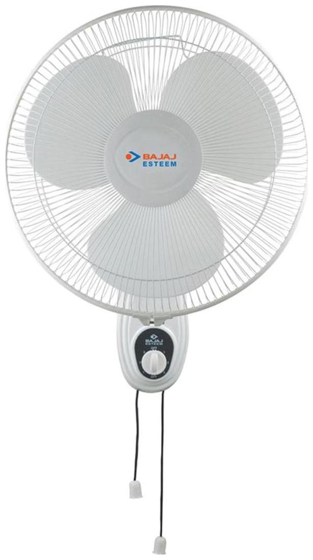 

Bajaj Esteem 400 mm Standard Wall Fan ( White Pack of 1 )