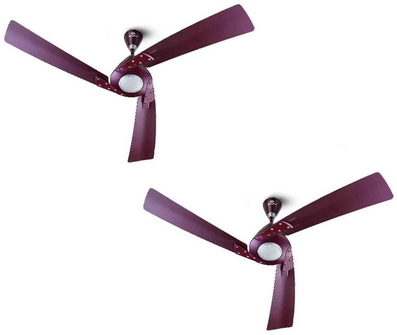 

Bajaj Euro NXG Anti germ 1200mm Ceiling Fan (Royal Plum) Pack of 2